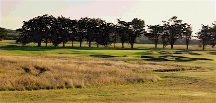 The Par 5, 4th hole at 13th Beach