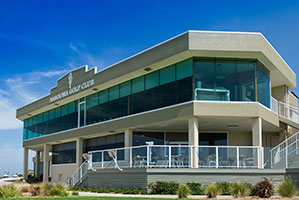 modern clubhouse with outstanding views